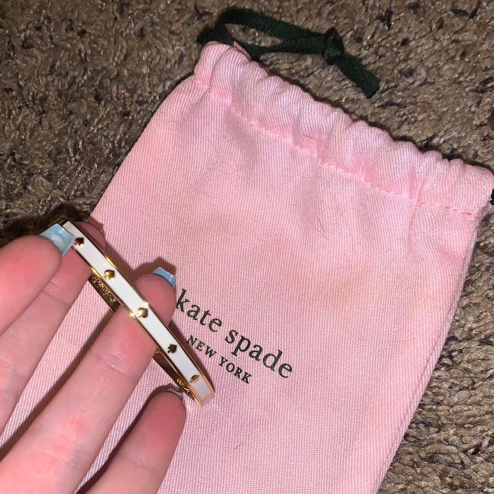 Kate Spade Gold and White Bracelet